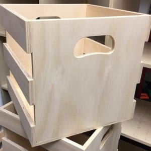 RECORD CRATE (Plywood) for 12” Records