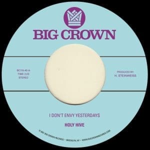 HOLY HIVE I Don't Envy Yesterdays / Color It Easy 7"