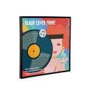 ALBUM COVER FRAME 12" Black