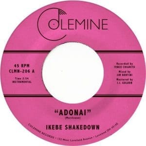 IKEBE SHAKEDOWN Adonai (coloured) 7"