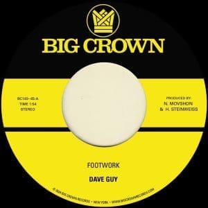DAVE GUY Footwork b/w Morning Glory 7"