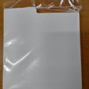 PLASTIC DIVIDERS White 7" Dividers (pack of 25)