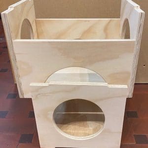 RECORD CRATE (Plywood) For 7" Records