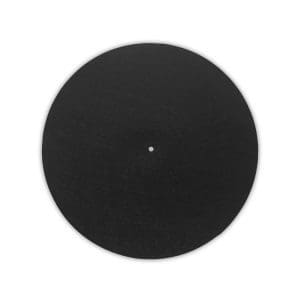 TURNTABLE MAT 12" Felt, Black 3mm depth (Slipmat)