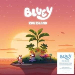 BLUEY Rug Island (sunset orange)