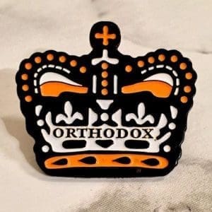 ENAMEL PIN Uprising Crown Orthodox Enamel Pin