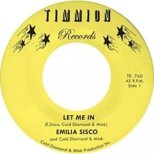 COLD DIAMOND & MINK & EMILIA SISCO Let Me In 7"