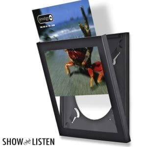 SHOW AND LISTEN Vinyl Frame (black)