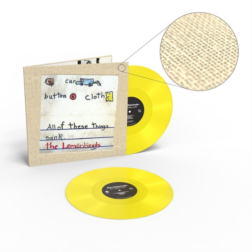 THE LEMONHEADS Car Button Cloth (Deluxe Expanded 'Clothbound' Edition) 2LP