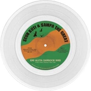 SEUN KUTI,  EGYPT 80 & SAMPA THE GREAT Emi Aluta Zamrock Mix / Emi Aluta 45 Edit (transparent) 7"