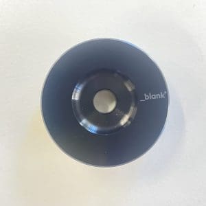 45RPM RECORD ADAPTER / ROUND (aluminium, black)