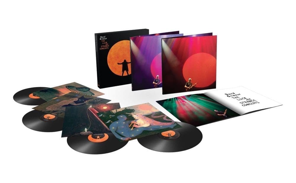 DAVID GILMOUR The Luck And Strange Concerts 4LP