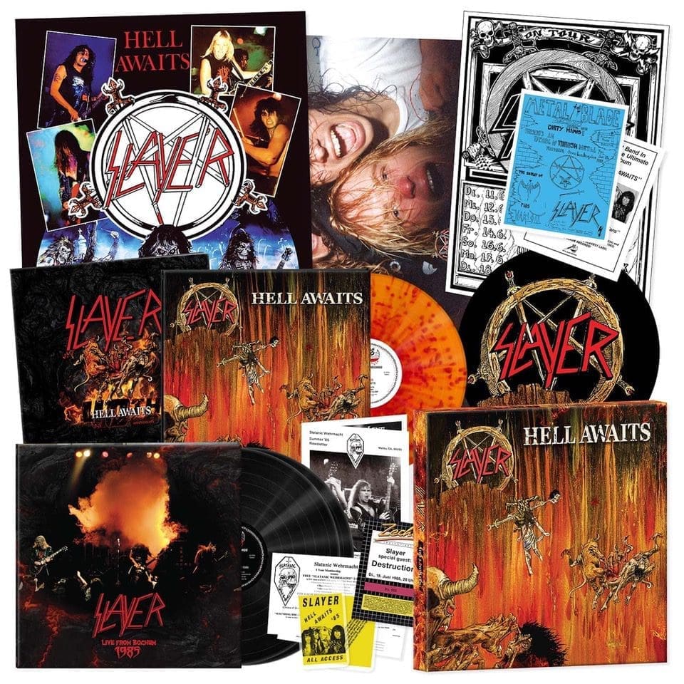 SLAYER Hell Awaits (40th Anniversary Edition) 3LP preorder