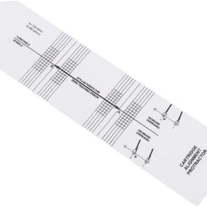 CARTRIDGE ALIGNMENT PROTRACTOR