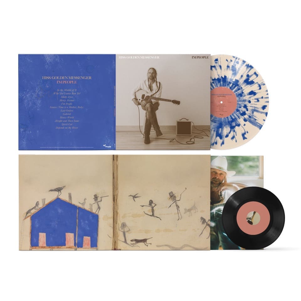 HISS GOLDEN MESSENGER I'm People (Indies Blue & White Splatter + 7") preorder