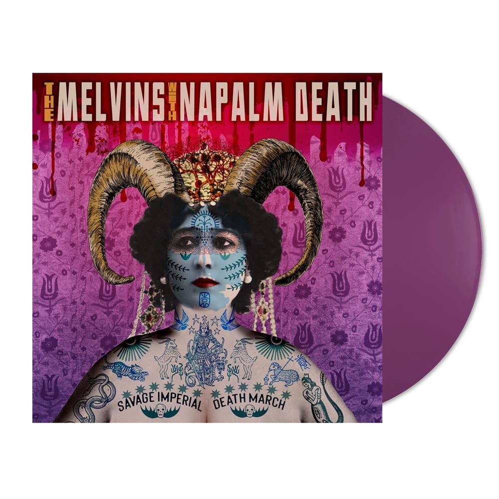 MELVINS WITH NAPALM DEATH Savage Imperial Death March (Indies Orchid) preorder