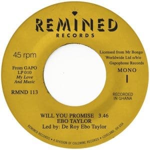 EBO TAYLOR Will You Promise / Maye Omama 7"