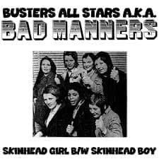 BAD MANNERS Skinhead Girl 7"