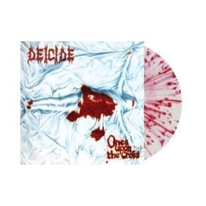 DEICIDE Once upon the Cross (Milky Clear w/ Blood Splatter)