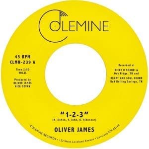 OLIVER JAMES 1-2-3 / Nothing Is Forever 7"