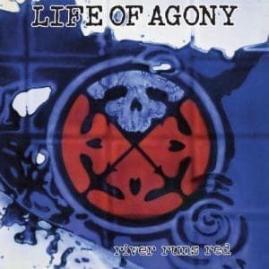 LIFE OF AGONY River Runs Red (Clear with Red & Blue Swirl) 2LP