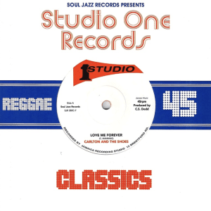 CARLTON AND THE SHOES Love Me Forever / Never Let Go (red) 7"