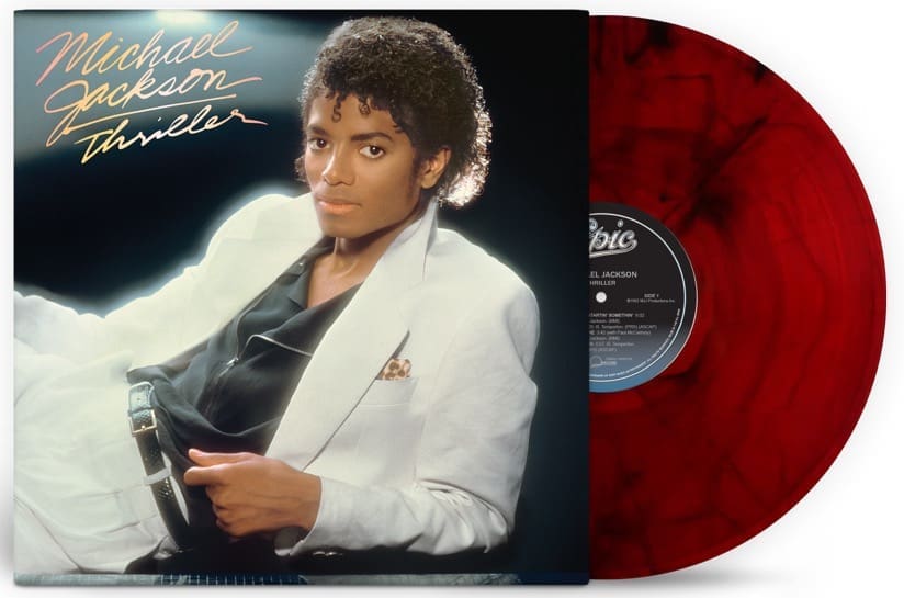 MICHAEL JACKSON Thriller (Red & Black Marble) preorder