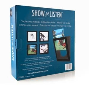 SHOW AND LISTEN Vinyl Frame (black) x4 Pack