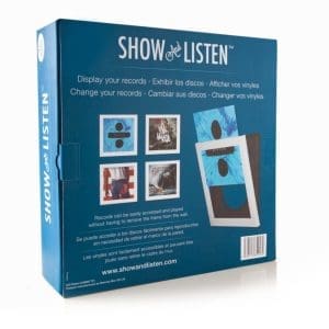 SHOW AND LISTEN Vinyl Frame (white) x4 Pack