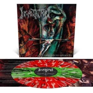 INCANTATION Onward to Golgotha (Three Color Stripe w/ Splatter)